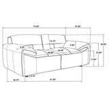 Hudson - Modern Loveseat