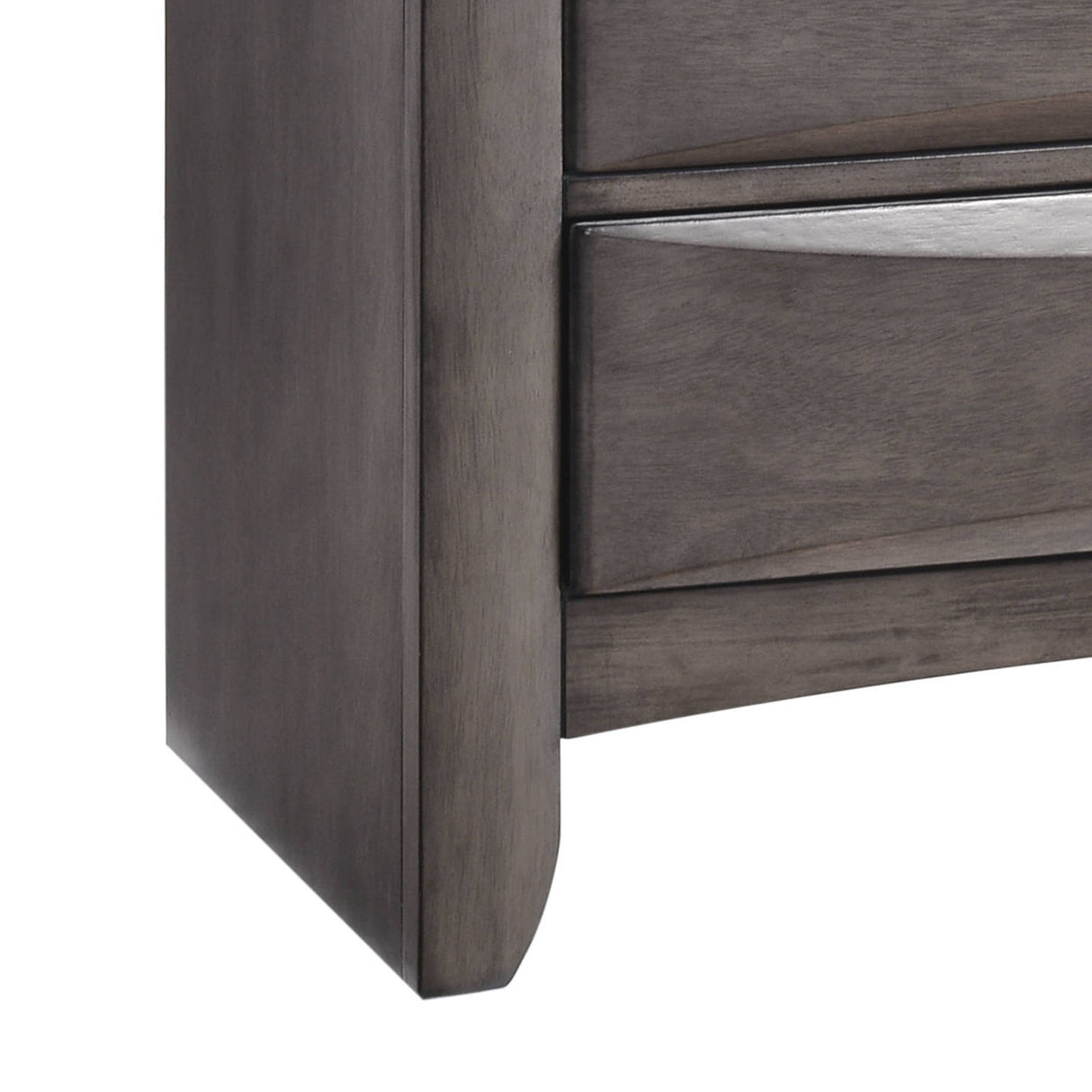 Emily - 5-Drawer Chest (Sturdy) - Gray