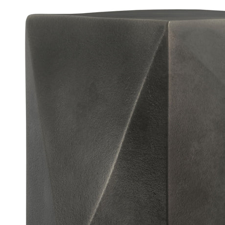 Danner - Cast Aluminum Side Table - Black - Side Tables - Alpine Outlets