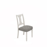 Tannen - Dining Side Chair (Set of 2) - White And Gray - Chair Sets - Alpine Outlets