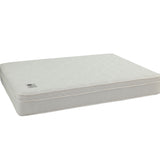 9" Size Bed Mattress With Bonnell Coil Inner Spring And 2.5" Euro Top Foam + Spring Material - White - Full
