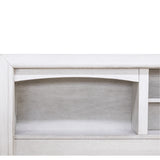 Bed With Built In LED Lights And Open Shelves