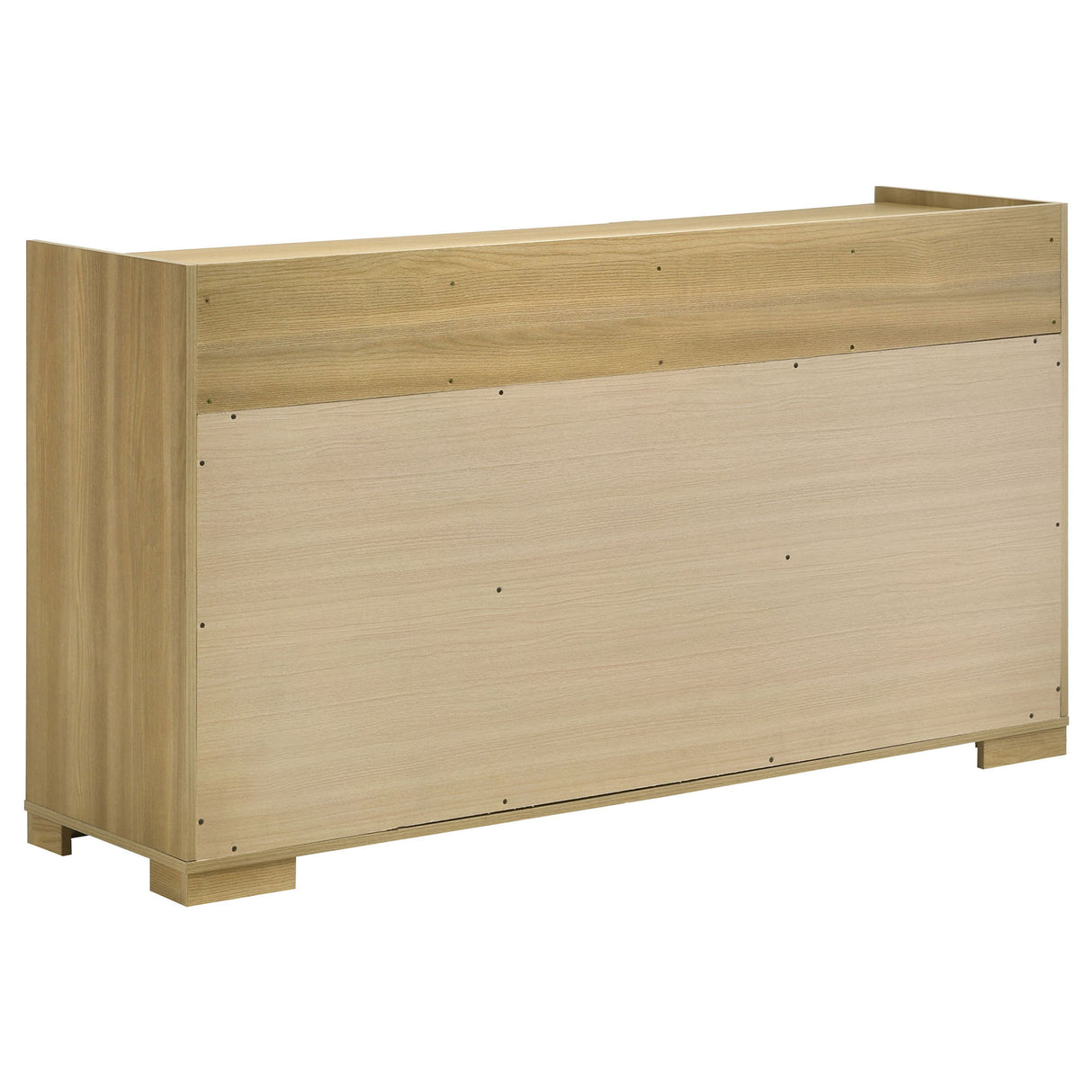 Lincoln - 4 Piece Queen Bedroom Set With LED Lighting - Natural