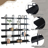 Vintage Industrial 5 Tier Bookcase
