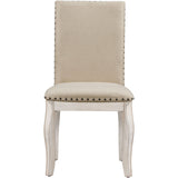 Upholstered Dining Chairs With Nailhead (Set of 2)