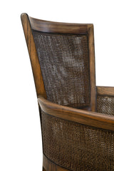 Langley - Arm Chair - Dark Brown