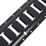 12 Pieces E Track Tie-Down Rail Kit For Trucks, Vans, Garages - Black
