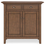 Redmond - Entryway Cabinet With Adjustable Shelves And Drawers - Brown