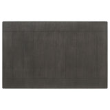 Dexter - Rectangular Plank Top Dining Table - Dark Gray