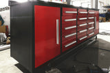 Storage Cabinet With Work Bench (15 Drawers And 2 Cabinets)