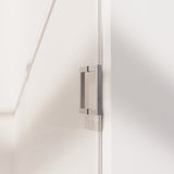 Frameless Single Sliding Shower Door, Sgcc Tempered Glass, Reversible