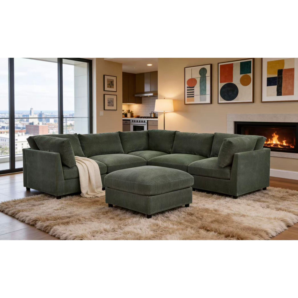 Modular Sectional With Custom Configuration