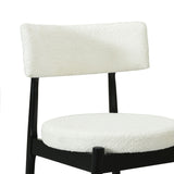 Mid Century Modern Counter Stools, Fabric Upholstered Chairs