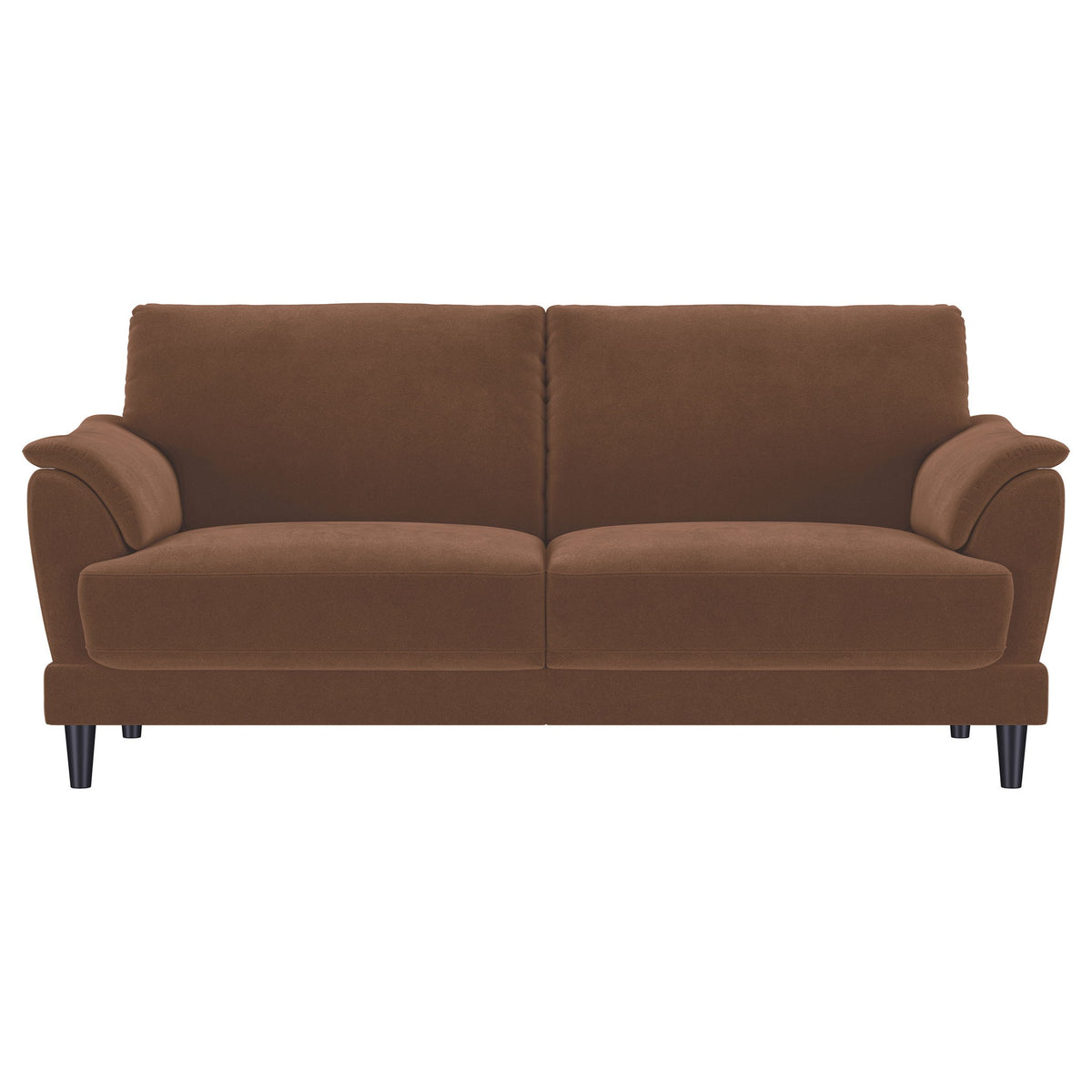 Dania - Sofa With Tufted Arms - Rust