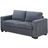 Modern Style 2 Piece Sofa Set With Cup Holders & Charging Port