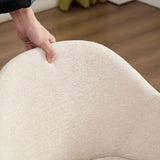 180° Rotating Accent Chair For Living Room - Beige