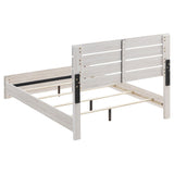 Slatted Headboard Panel Bed