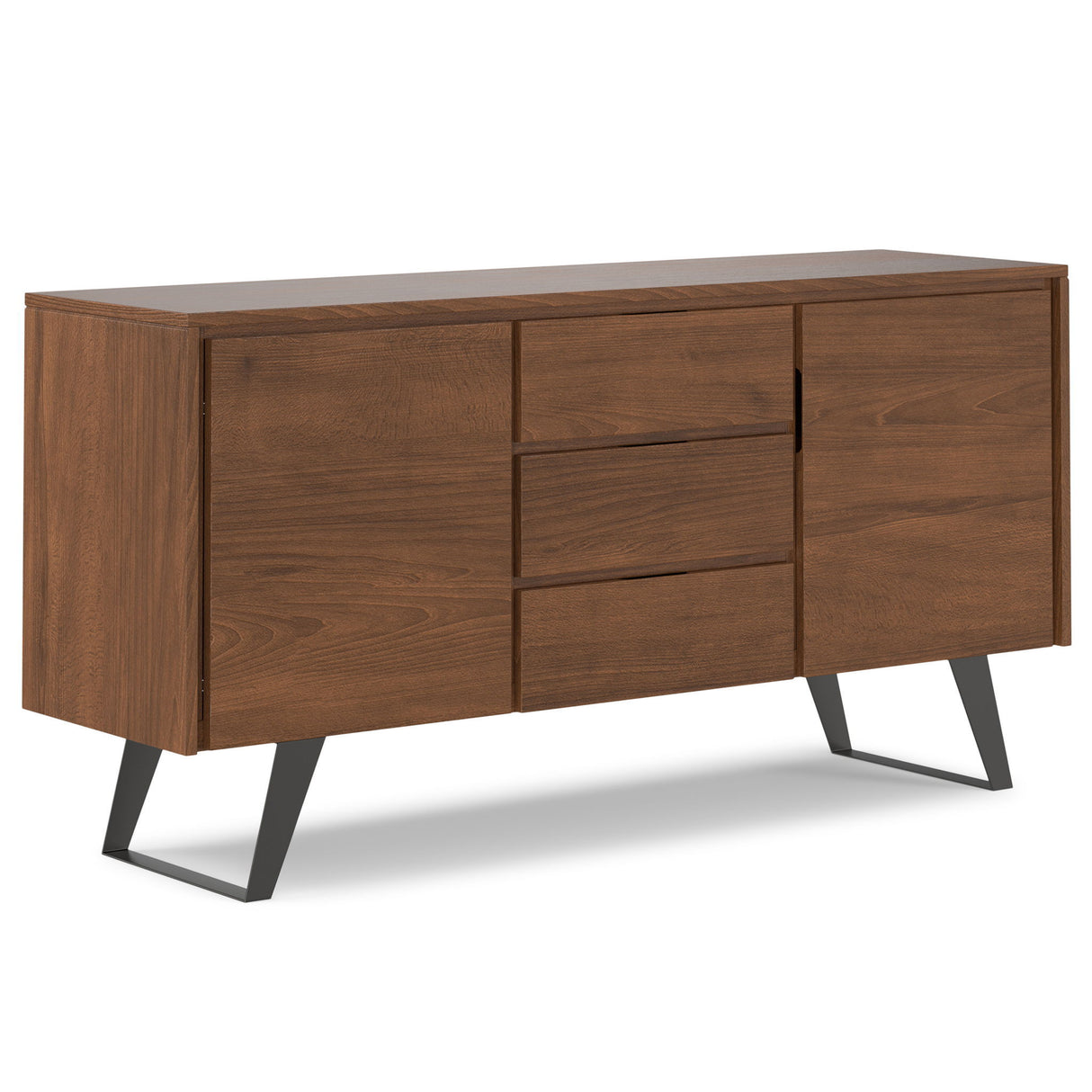 Sideboard Buffet Dining Cabinet Industrial Wood Storage 60x30in