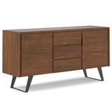 Sideboard Buffet Dining Cabinet Industrial Wood Storage 60x30in