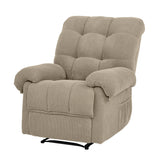 Manual Recliner, Padded Footrest