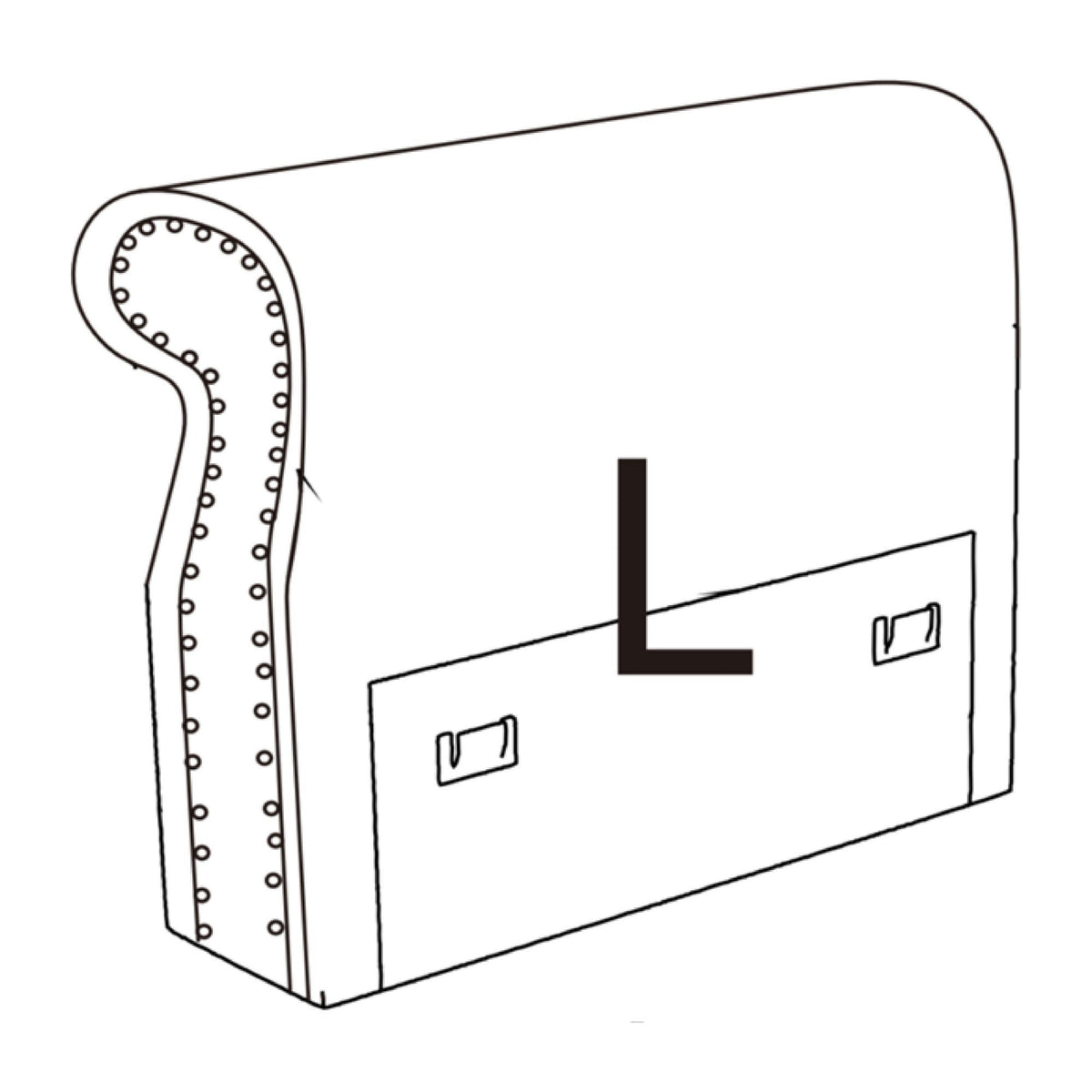 Arm Sectional And Pull Out Bed - Brown