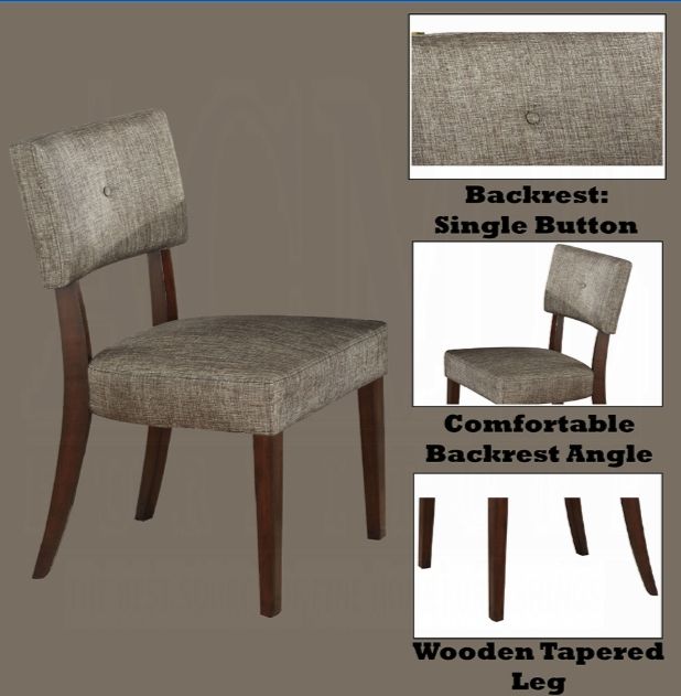 Drake - Side Chair (Set of 2) - Gray - Chair Sets - Alpine Outlets