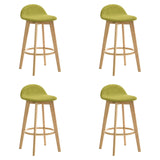 Vera - Upholstered Wood Counter Height Barstool