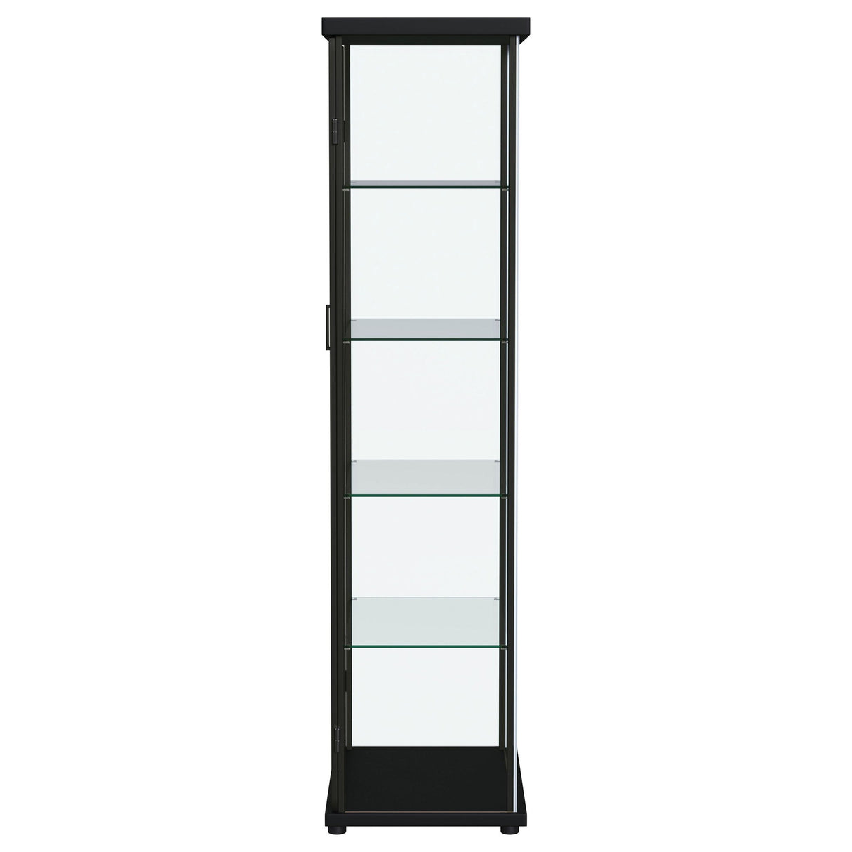 Nevra - 4 Shelf Display LED Curio Cabinet
