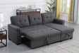 Lucca - Linen Reversible Sleeper Sectional Sofa With Storage Chaise - Sleeper Sectionals - Alpine Outlets