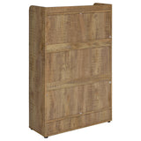 Claire - 3 Tier Shoe Cabinet - Brown