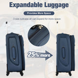 Softside Luggage Expandable Set & Duffel Bag Upright Spinner