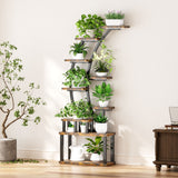 9 Tiered Indoor Plant Stand With 5 Adjustable Grow Lights