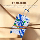 Luggage With Printed Pattern, Combination Lock