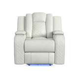 Carlo - Power Motion Recliner With Power Headrest, LED