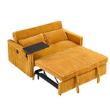 Pull Out Sofa With Movable Tabletop And USB Ports