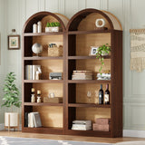 Freestanding Tall Bookshelves (Set of 2)