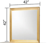 Obsession - Square Mirror - White