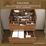 Vanity Desk With Lighted Mirror & Stool