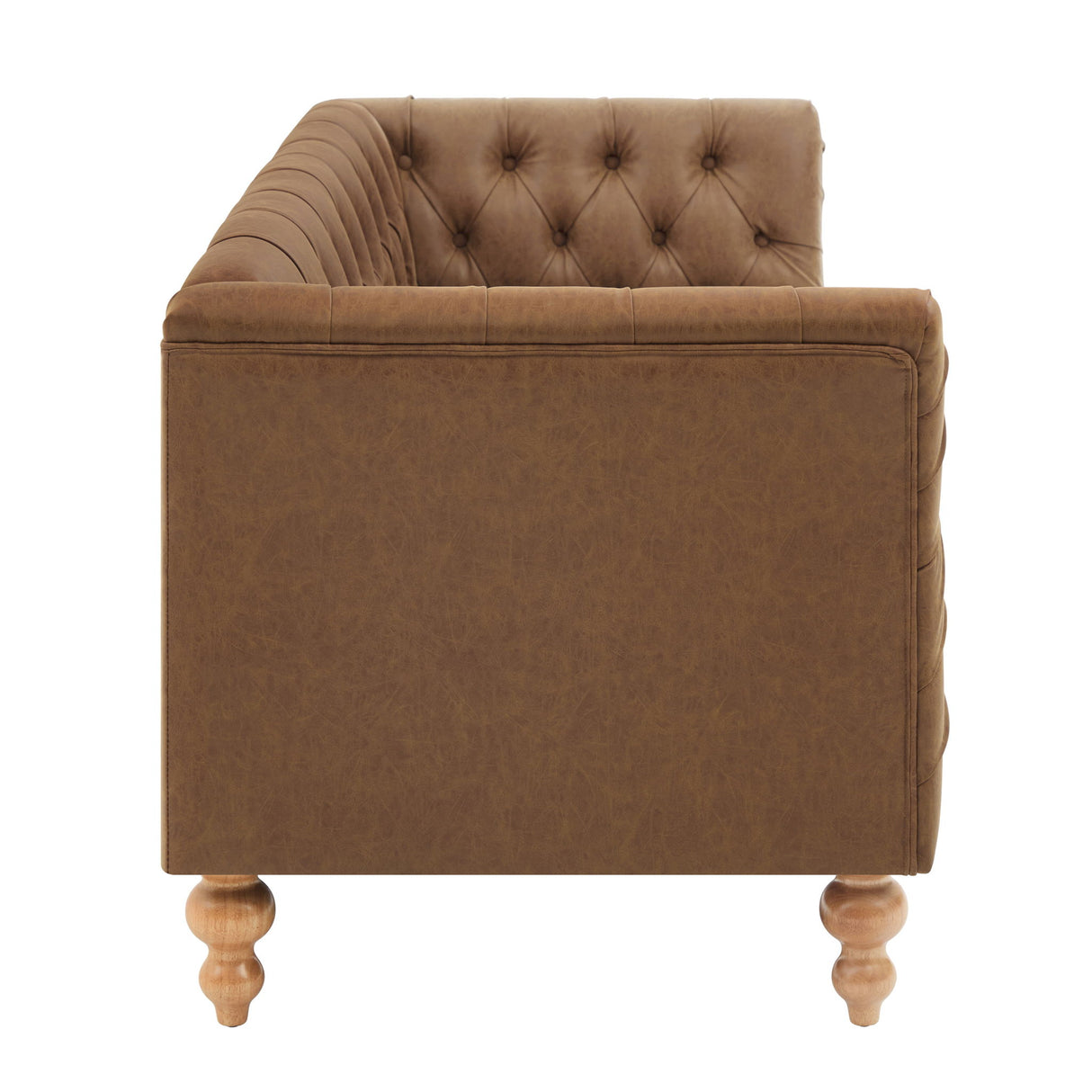 Chesterfield Sofa With Flared Arms For Living Room