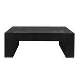Modern Farmhouse Living Room Block Leg Coffee Table