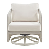 Breeze - Powder Coated Metal Outdoor Conversation Set With Cushions