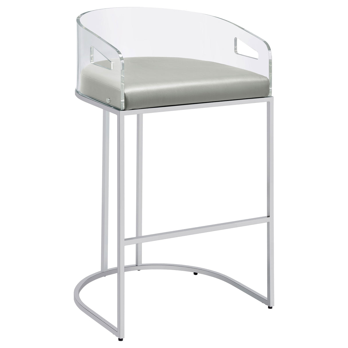 Mello - Upholstered Bar Chair (Set of 2) - Gray