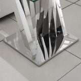 Table With Twisted Fan Shaped Legs