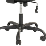 Ergonomic Office Chair With Armrests, Adjustable Design - Black / Blue