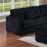 Modern Sectional Set With Cocktail Ottoman