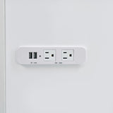 Ariana - Complete Vanity With Lightbulbs - Glossy White