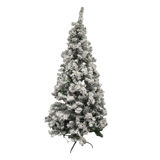 7' Artificial Christmas Tree with Artificial Snow (ID L012345) - available at Alpine Outlets in Denver