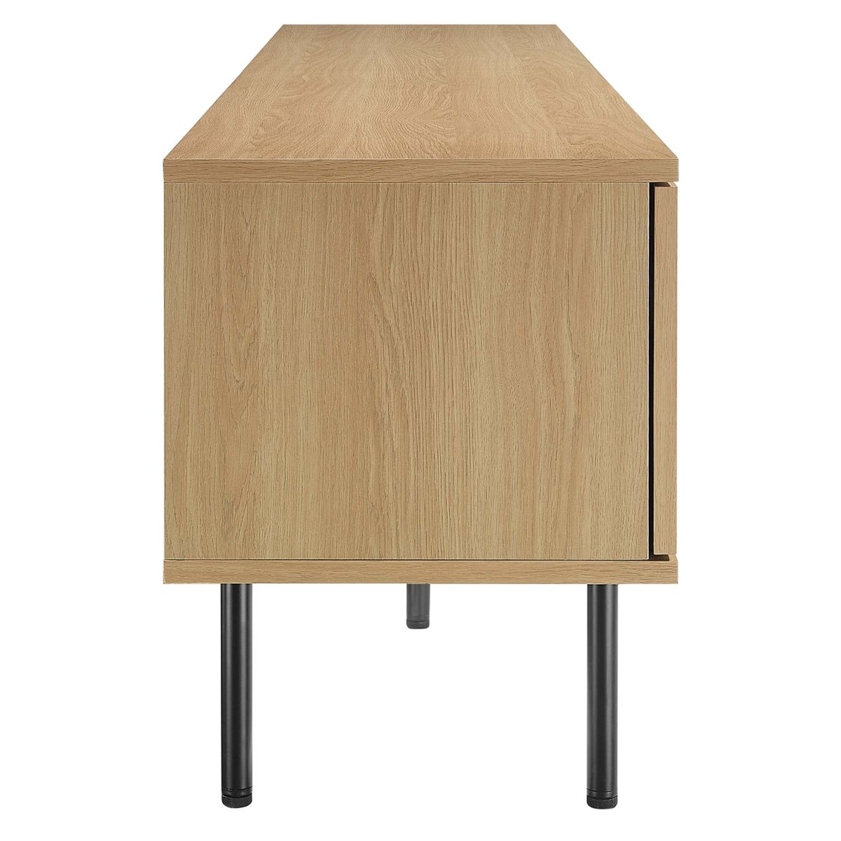 70 Inch Modern Rattan Sliding Door TV Stand - TV Stands available at Alpine Outlets in Denver