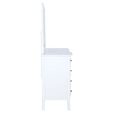 Talia - 10 Drawer Dresser And Mirror Set - White