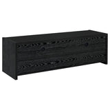 Alton 3-Drawer TV Stand, Black Oak - 61 Inches
